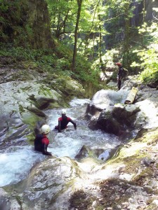 Canyoning Fallenbach Juli 2011 - 08