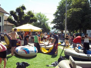 Aare Schlauchboottour - Startplatz