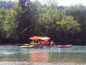 Aare Schlauchboottour - Floss