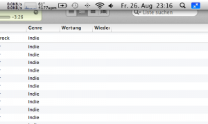 Screenshot iTunes