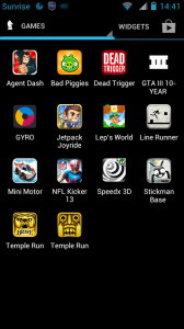installierte Spiele auf meinem Motorola Droid Razr