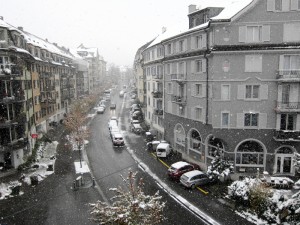 Schnee in Wipkingen - 2