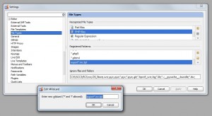 PhpStorm 5.0.4 Einstellungsdialog