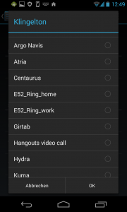 Android Medienspeicher Auswahldialog