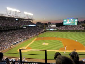 Baseball im Wrigley Field Chicago Baseball im Wrigley Field Chicago