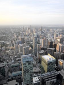 Sicht vom CN Tower nach Norden Sicht vom CN Tower nach Norden